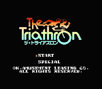 Triathron, The (Japan) screen shot title